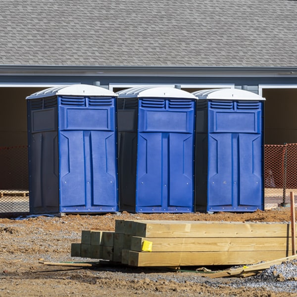 is there a specific order in which to place multiple portable restrooms in Wanaque NJ